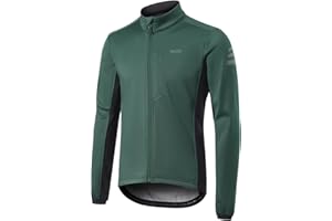 ARSUXEO Winter Cycling Jacket for Men Softshell Fleece MountainBike Biking Bicycle Jacket Thermal Windbreaker