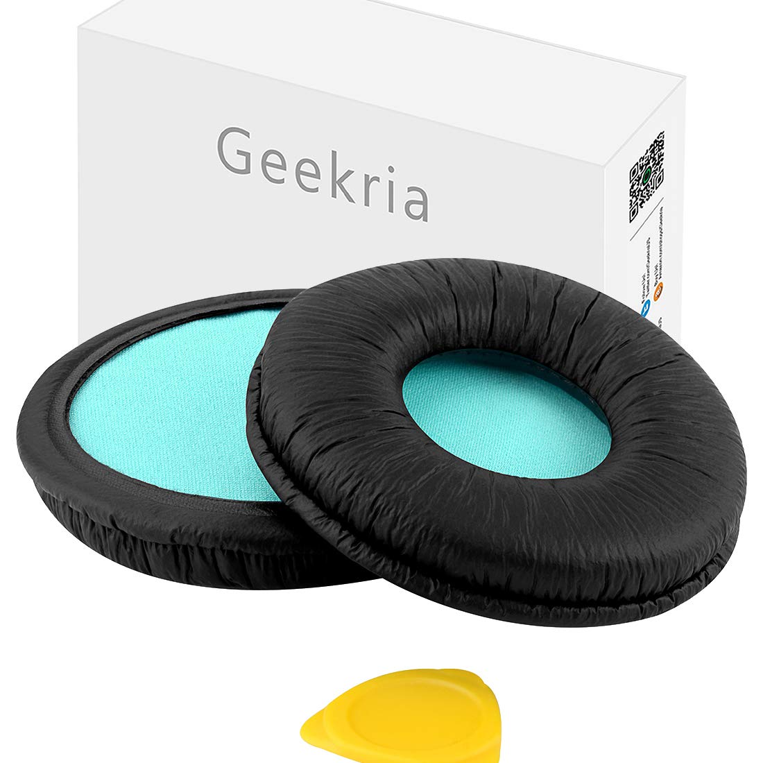 Geekria Earpad Replacement for Sony MDR-V55 V500DJ Headphone Ear Pad/Ear Cushion/Ear Cups/Ear Cover/Earpads Repair Parts (Blue)