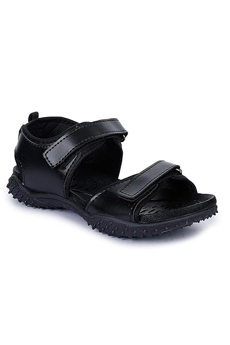 Boy's Aspire Black Outdoor Sandals-2 UK (34 EU) (80740371)