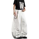 DFGIGT Baggy Barrel Jeans for Men Wide Leg Loose Fit Jeans Y2K Hip Hop Streetwear Denim Pants