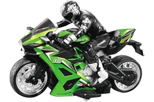 QAQQVQ RC 1:8 Remote Control Motorcycle 2.4G Cross Country Motorcycle Stunt Drift Car Use Time Up to 1 Hour Boy Toy Car ABS M