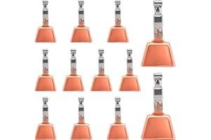 GENERIC 12 Pcs Fishing Bells, Fishing Bells for Rods, Fishing Rod Accessories, Catfishing Equipment Ice Fishing Accessories for Angling Rod Tips