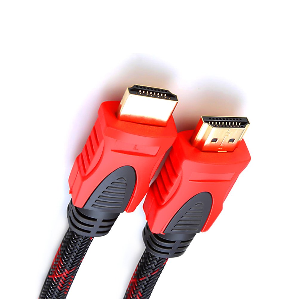 HDMI Cable to HDMI Cable 1.5M High Speed 24K GOLD Plated HDMI Cable 1.4a 10Gbps Compatiable with 3D TV PS4 SKY HD Ultra HD Ethernet Audio PC Laptop Nylon Braided