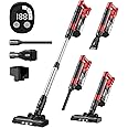 350W Cordless Vacuum Cleaner for Milwaukee M18 Battery, 35kPa Brushless Lightweight Stick Vacuum with 3 Mode Suction, 6 in 1 Stick Vacuum Cleaner with HEPA for Floor, Carpet, Car, Battery Not Included