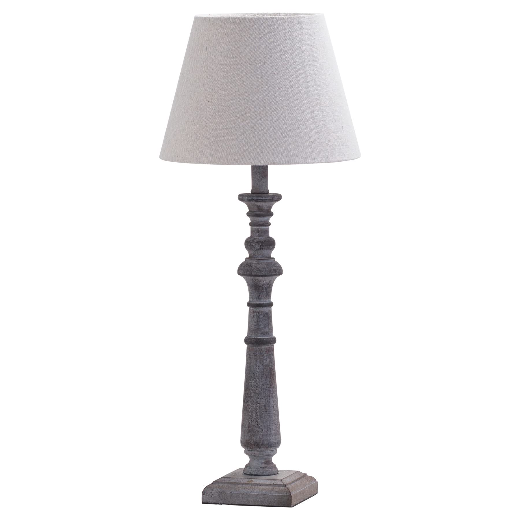 Hill 1975 Incia Column Table Lamp, Mixed, 12 x 12 x 50cm