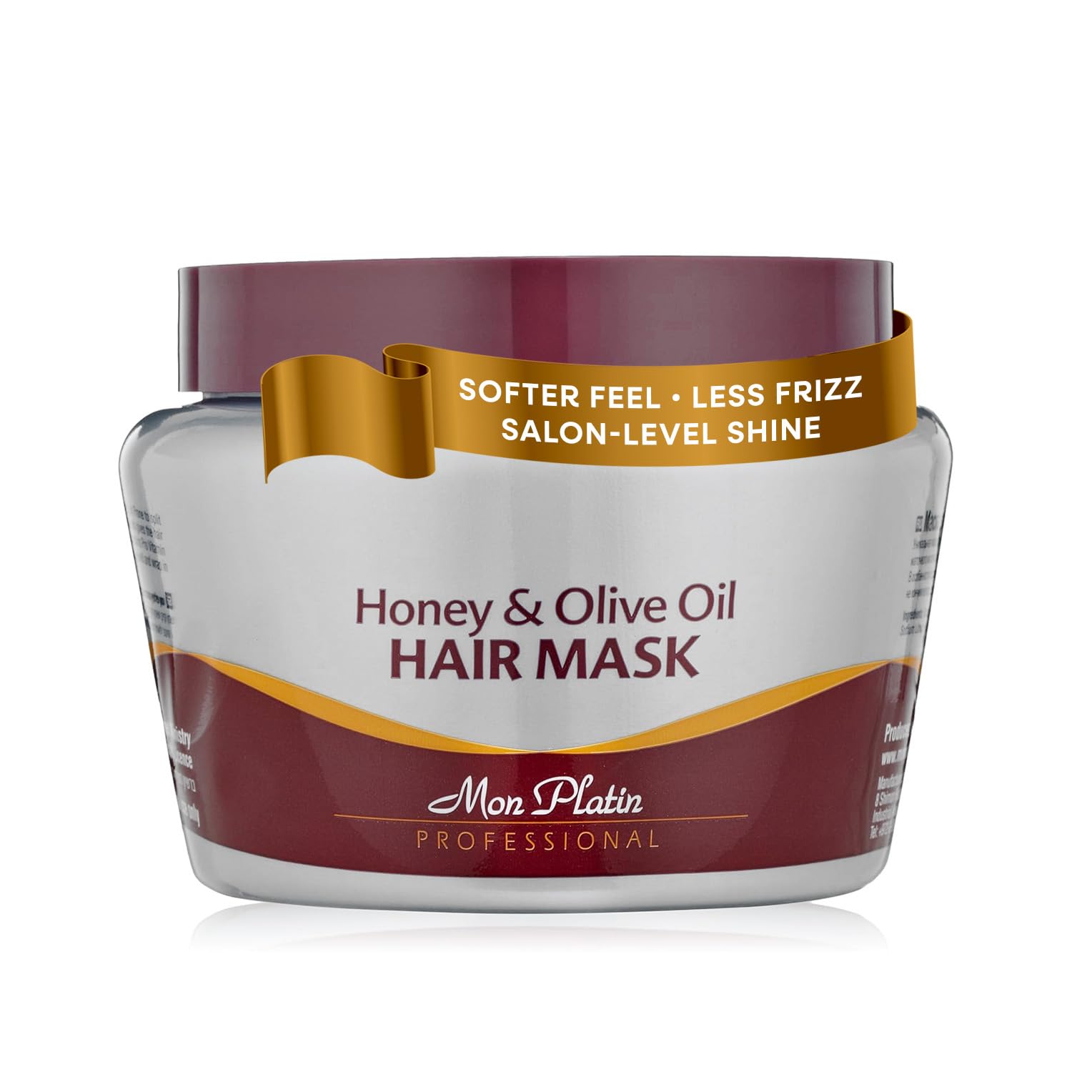 Mon Platin Professional 500ml Unique Honey and Olive Oil Hair Mask For Dry/Damaged Coloured or Permed Hair