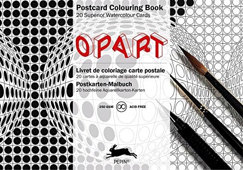 Op Art: Postcard Colouring Book (Multilingual Edition) (Postcard Colouring Books) Paperback – January 8, 2015