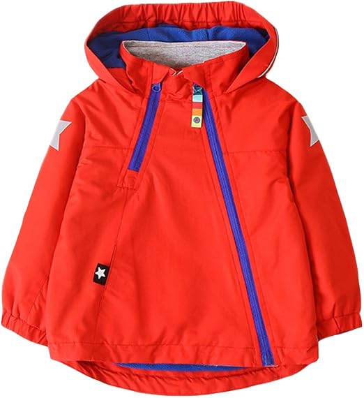 Buy Warm Windbreaker Jacket for Kids Little Boys Fleece Lined Hoodie