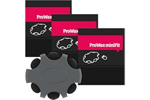 CBTHET Wax Guards for Oticon, ProWax MiniFit Hearing Aid Supplies Replacement Wax Filters, Oticon Hearing aid Supplies (3 packs/18 Filters)