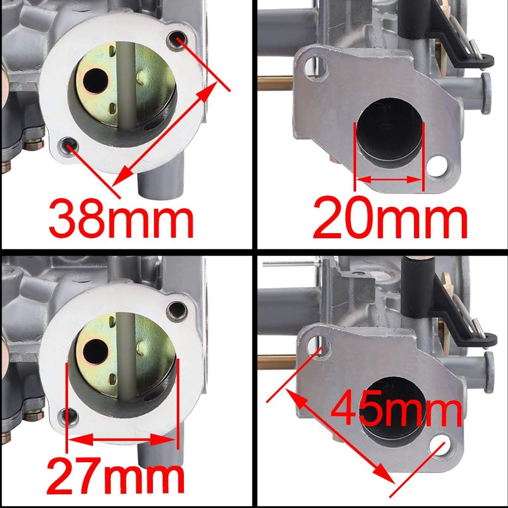 Dxent 498298 Carburetor for 692784 495951 492611 490533 495426 5HP w/Air Fuel Filter Gasket Parts Kit Engine Troy-bilt Rototiller Generac Generator Craftsman Tiller Power Washer Lawnmower : Garden & Outdoor