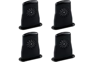 Liyquint 4-Pack Acoustic Guitar Humidifier - Silent Wooden Soundhole Humidifier for Moisture Control & Crack Prevention, Long