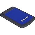 Transcend 1TB USB 3.1 Gen 1 StoreJet 25H3B SJ25H3B Rugged External Hard Drive TS1TSJ25H3B Blue