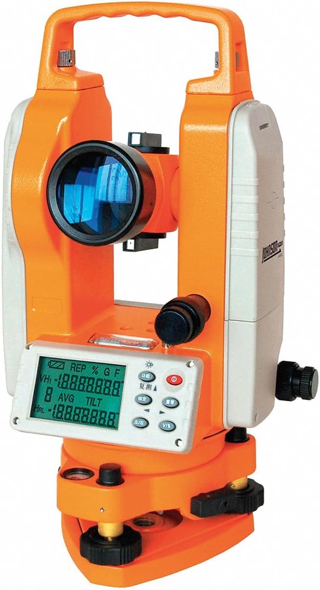 Johnson Level 40-6932 Two Second Theodolite, Orange by Johnson Level