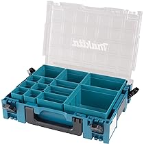 Makita P-83886 4-Wheel Trolley Base For MAKPAC Tool Cases – 100kg Capacity, Locking Wheels