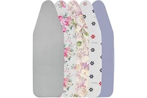 43x13in Ironing Board Cover and Pad, Scorch Resistant Ironing Board Cover Replacement, 48x16in Cotton Ironing Board Cover wit