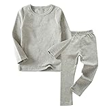 Baby Boys Girls Long Johns Thermal Underwear Set