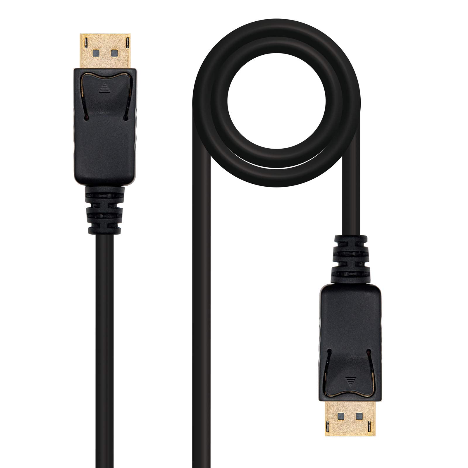 NANOCABLE 10.15.2301-L150 – Displayport Cable, DP/M-DP/M, Male-Male, (20 Pins), Black, 1.5 m