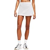 MEIVSO Womens Buttery Soft Tennis Skort Athletic Golf Skirt High-Rise Skirts Built-in Shorts with Pockets