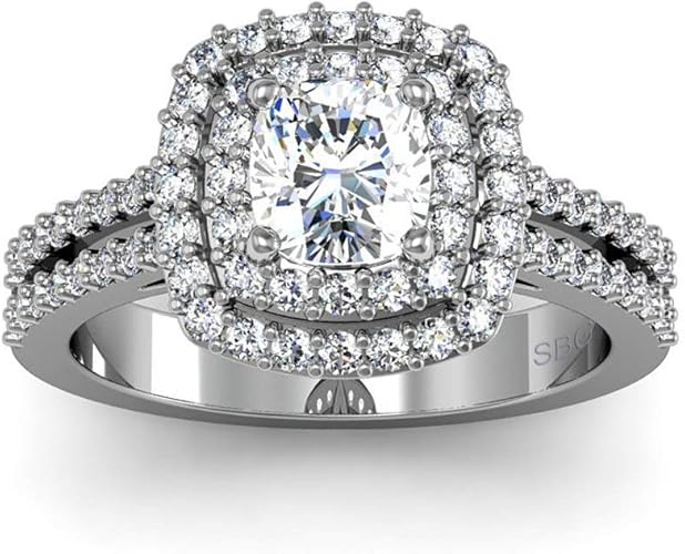 Sparkle Bargains Ags Certified 1 1 2 Carat Total Weight Cushion