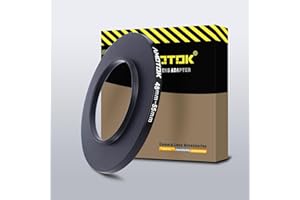 AMOTOK 48mm Lens to 55mm Camera Lens Adapter,48mm-55mm Filter Step up rings,Compatible All 55mm Filter Accessory.Made from CNC Machined