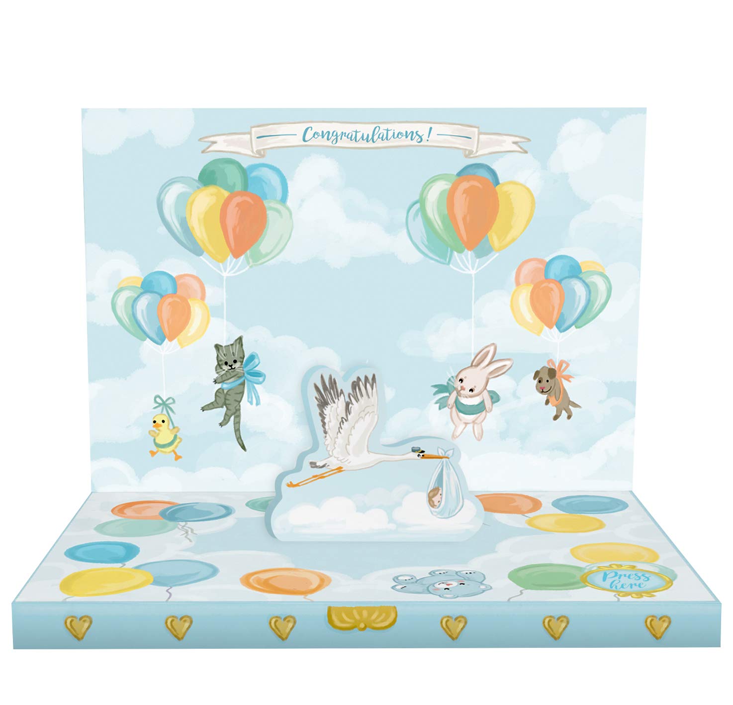 Music Box It's a Boy Card