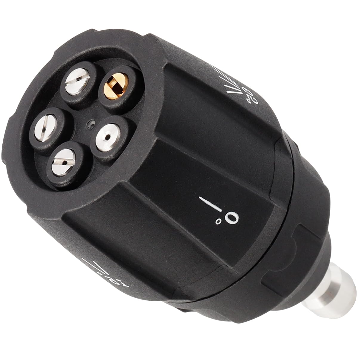 Photo 1 of Wolfride 5 in 1 Pressure Washer Spray Nozzle, Adjustable Quick Changeover Power Washer Nozzle Tips with 1/4 inch Quick Connector for Garden, Car Washing, and Cleaning