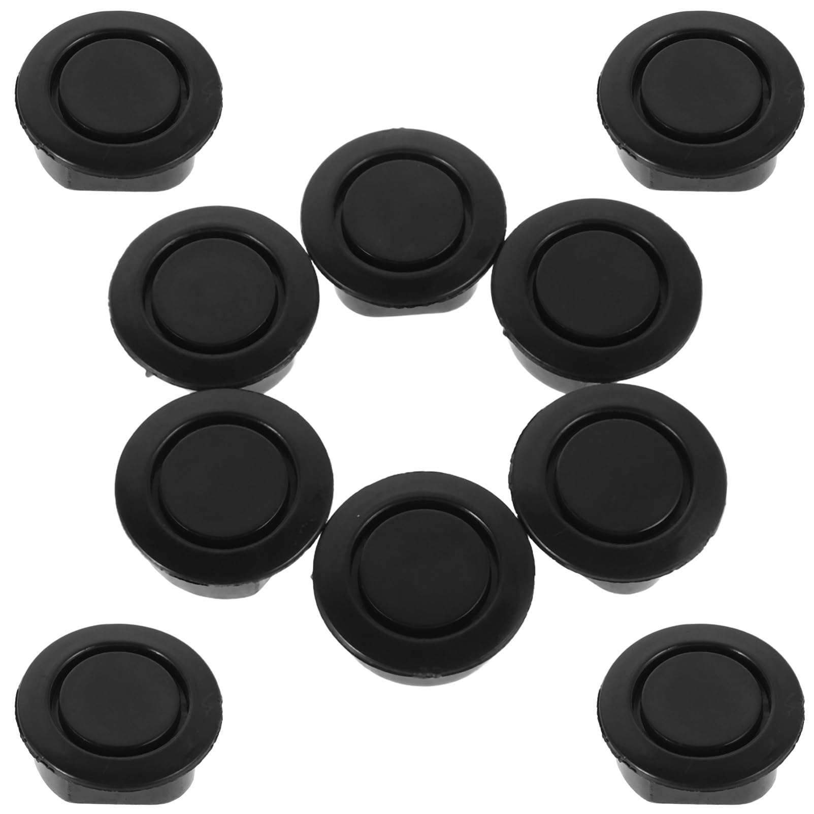 10pcs Bumper Hole Plugs, Silicone Hole Plugs Bumper Sensor Universal Body Cover for Truck Replacement Caps Fit for Car Models Enhance Appearance Easy to Clean