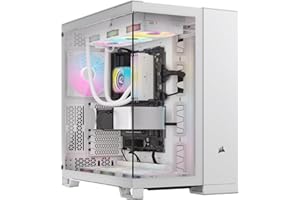 CORSAIR iCUE Link 6500X RGB Mid-Tower ATX Dual Chamber PC Case – Panoramic Tempered Glass - Reverse Connection Motherboard Co