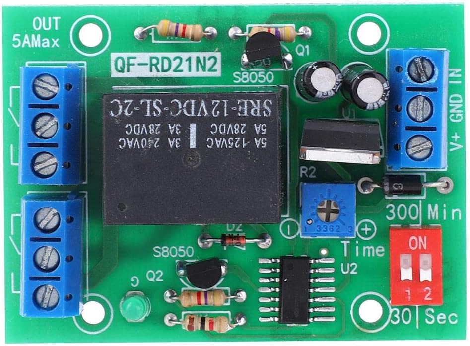 Delay Off Relay Module 1016V 12V DC Time Relay Module Double Pole