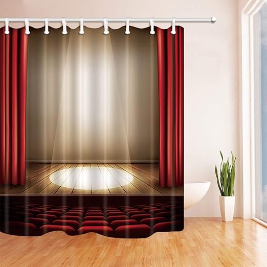 Amazon Com Szzwy Seats And Spotlight Decor A Theater Stage With A