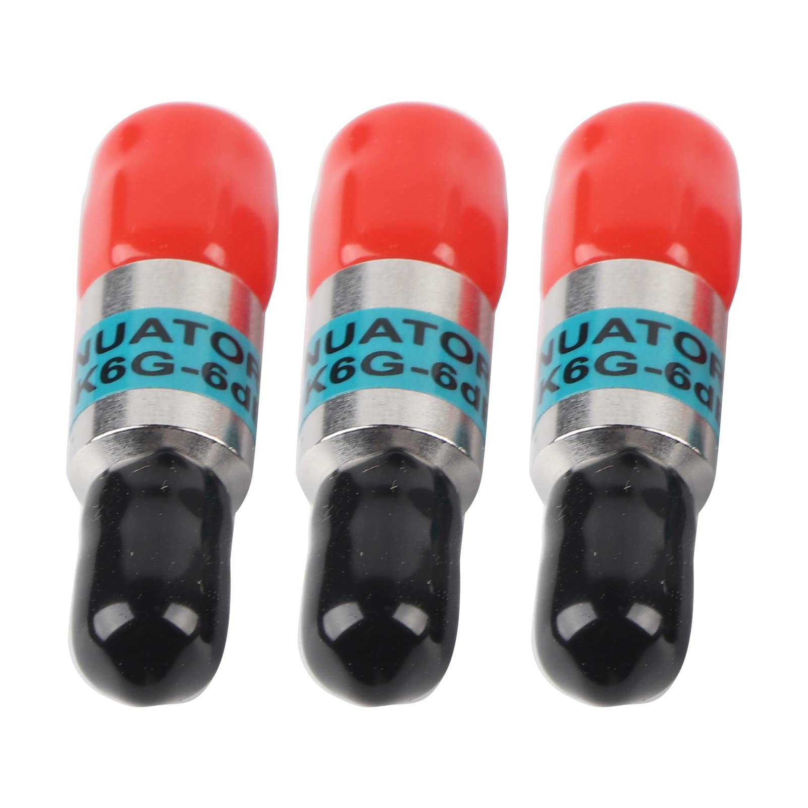 SMA Male to Female RF Coaxial DC Block 3 Pcs DC-6.0GHz 50Ω Constant Attenuation 1-30dB 2W 50Ω DC-6.0GHz(6db)