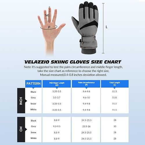 Waterproof Gloves Women Pleneal Winter Ski Gloves - Waterproof & Windproof With Touchscreen Fingers (Men/Women) Bike Gloves For Men Cycling