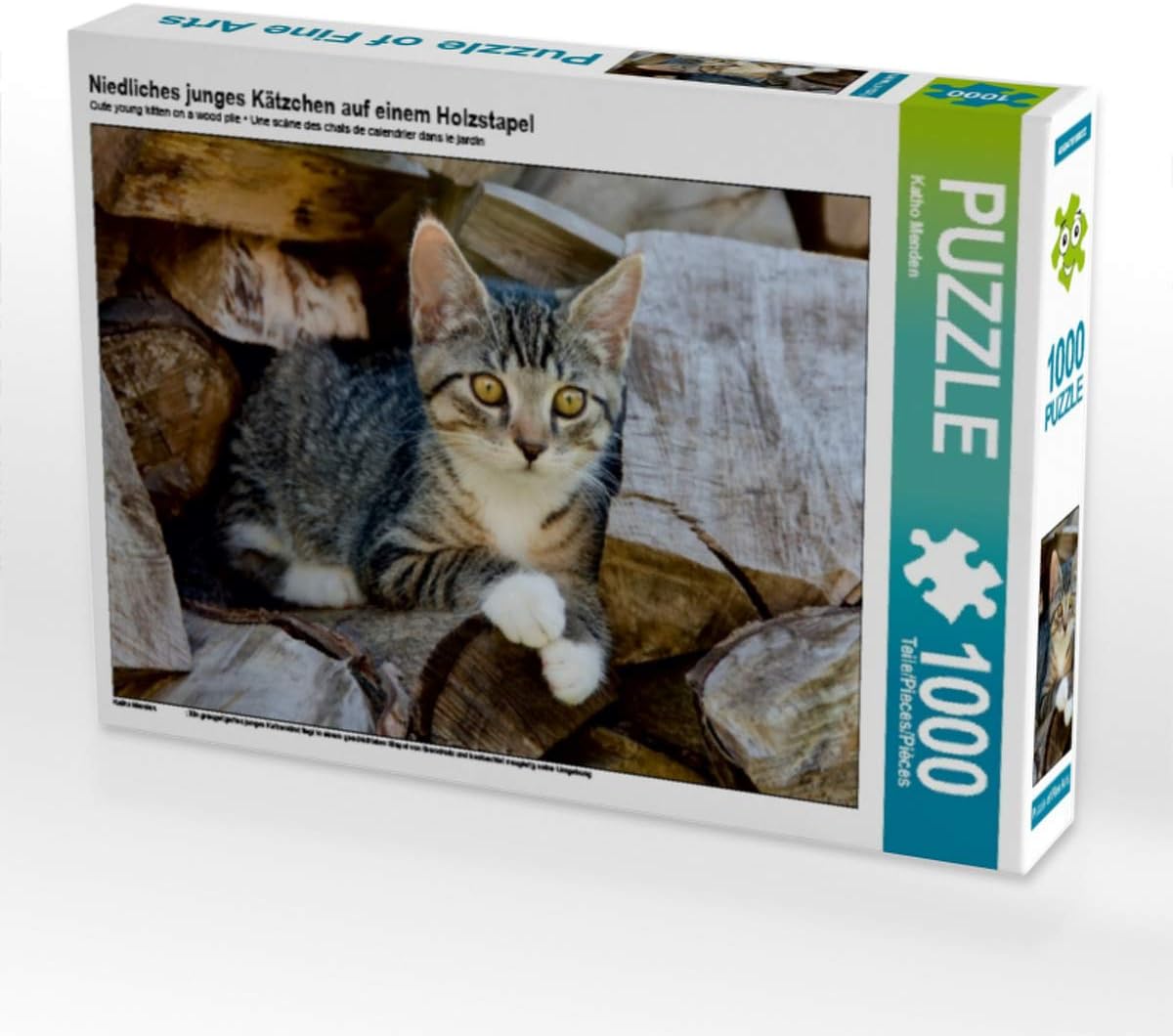 Lustiges Katzen-Puzzle 1000 Teile - 50x70 Cm, Niedliche Kätzchen, Vintage-Design