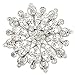 Danbihuabi Fashion Womens Clear Crystal Brooch Mixed Lot