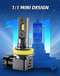 RCJ H11 Bulb, H8 H9 H16 Fog Bulbs 100W 30000LM