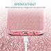 Galaxy S8 Case,Berry Accessory Luxury Shiny Sparkle Glittering TPU Bumper Ultra Thin Premium 3 Layer Hybrid Anti-Slick Soft TPU Protective Cover Case for Samsung Galaxy S8 2017 - Gradual Pink