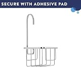 Croydex Shower Caddy Hanging Storage No Drill Rust Free Stainless Steel view 4