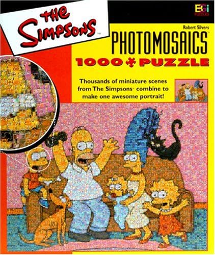 Amazon Com Simpsons Photomosaic Family Jigsaw Puzzle 1026pc Toys