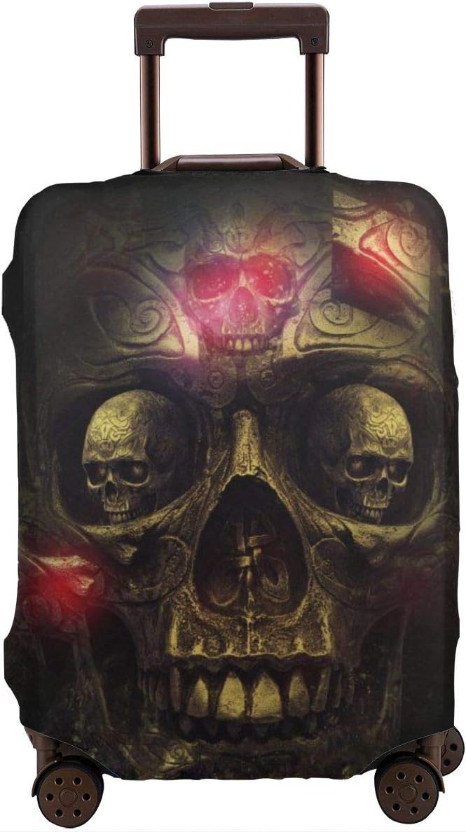 Dark Sugar Skull Travel Trolley Case Cover Protector Suitcase Cover Trolley Case,Luggage Storage Covers