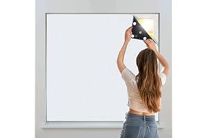 AJAZZ Portable Blackout Shades 100% Blackout Curtains for Bedroom Small Window Curtains No Light Kitchen Windows Insulated for Nursery for Baby Travel Curtain,White,56" W x 80" L,1 Panel