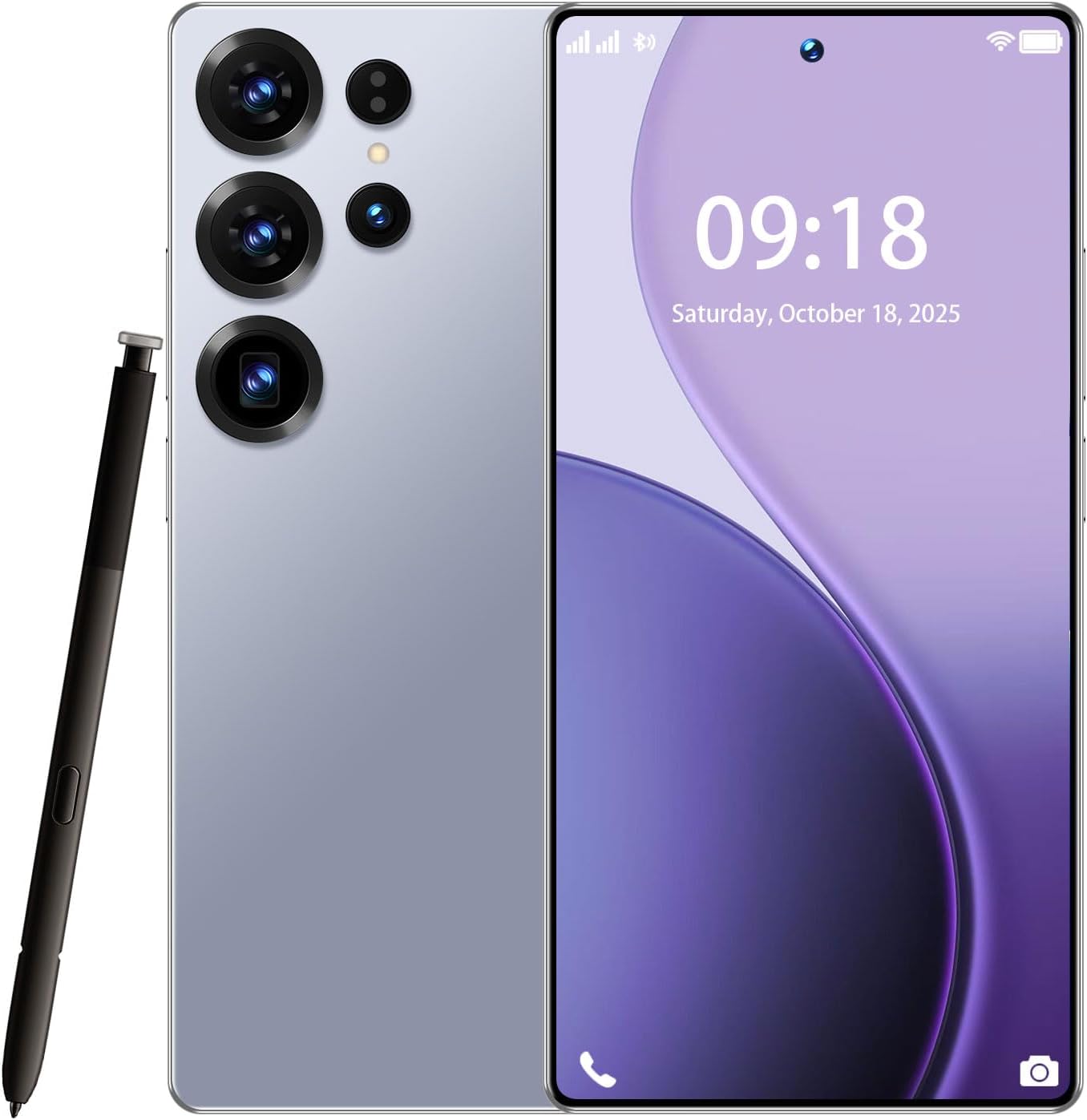 OBXIN S25 Ultra Unlocked Phone,16GB+512GB Smartphones and Android 16, 7000mAh+6.9"+120Hz Unlocked Cell Phone, 108MP Dual Camera/Dual SIM/Facial Recognition (Blue)