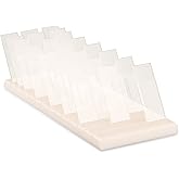 Heathrow Scientific - HEA15981A HD15981A Polyethylene Microscope Slide Holder, 40 Slide, 298mm Length x 105mm Width x 24mm Height