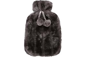 Hot Water Bottle Cloth - 2 Liter Soft Faux Plush Hot Water Bottle Cover,Hot Water Bottle Covers Insulated Maintain Constant T