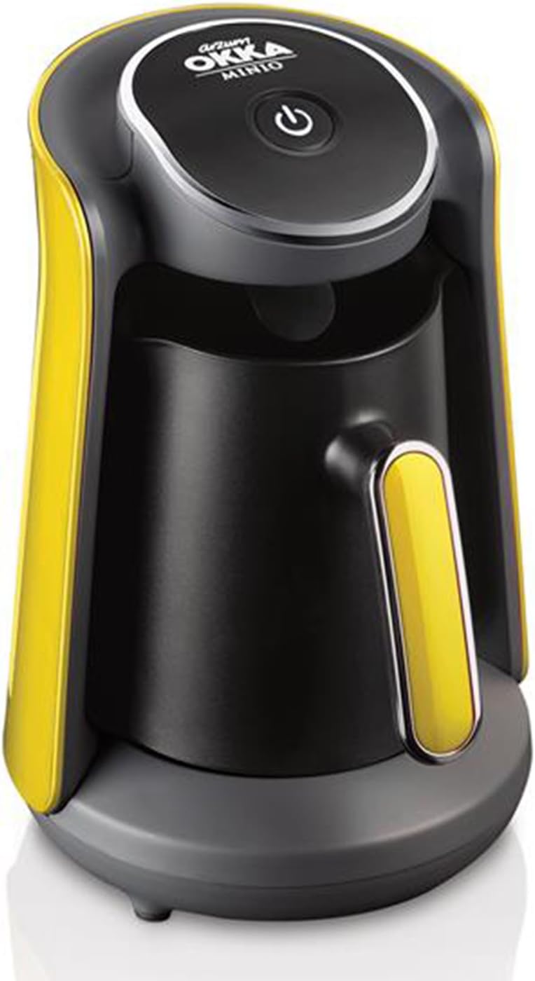 Arzum Okka Mino Mocha Machine Turkisch Coffee Turkish Mocha Coffee Machine 1-4 Cups 480 W yellow