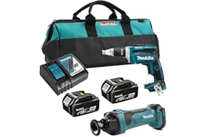 Makita DLX2089M 18V LXT 2 Piece Combo 4.0Ah Kit (DFS452Z/DCO180Z)