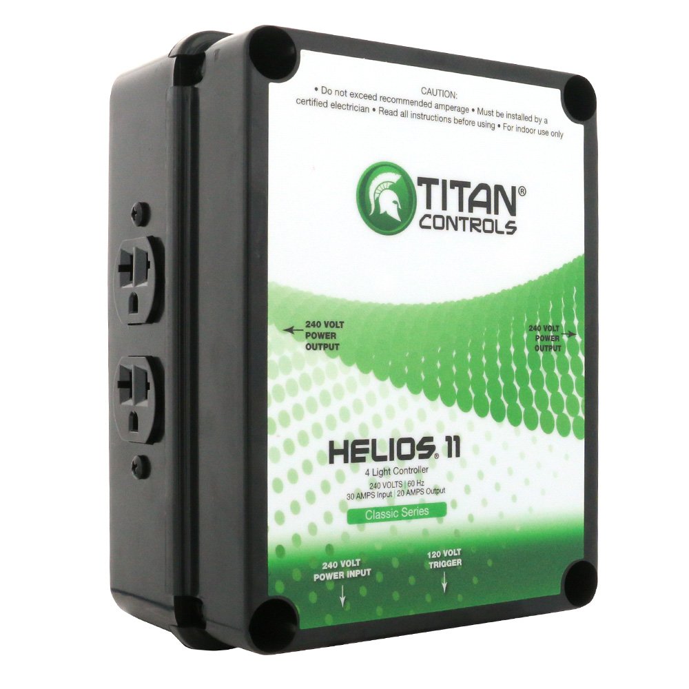 Amazon.com : Titan Controls 4-Light Controller w/ Trigger Cord, 240V -  Helios 11 : Greenhouses : Garden & Outdoor
