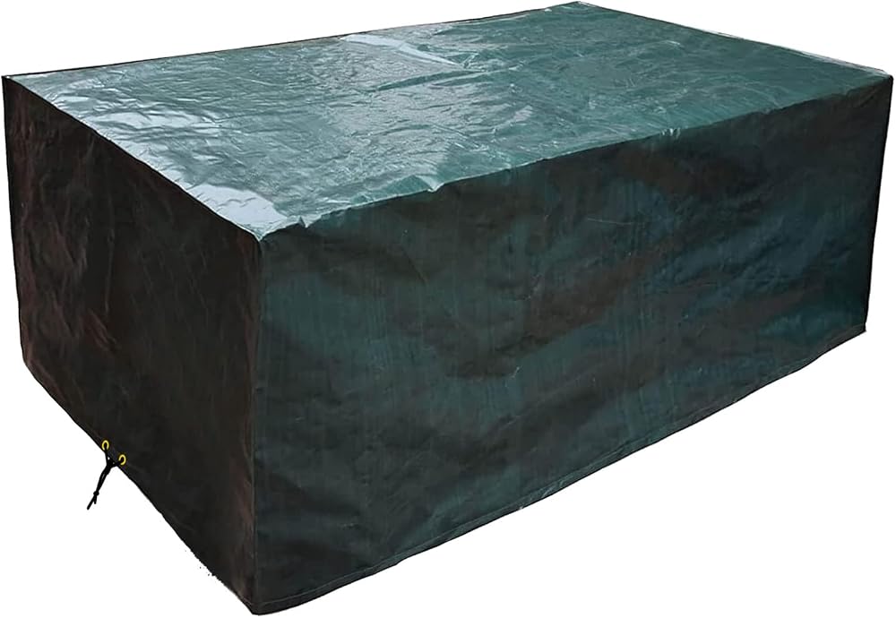 PATIO PLUS Outdoor Furniture Set Cover 200x160x70cm Green Rectangular