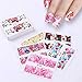 BORN PRETTY Nail Art Water Decal Flower Manicure Tatoo Transfer Stickers Rose Sakura Butterfly 48 Patterns Set