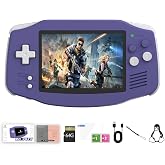RG 34XX Retro Handheld Game Console Linux 3.4 inch IPS Screen 64G Card 5000+ Preloaded Games RG34XX Portable Retro Gaming Console 3500mAh Battery RG 34XX Compatible with WiFi HDMI Bluetooth Indigo