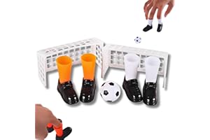 Finger Soccer Game Set with 2 Goals, Mini Table Football Game for Fans Club Sports Bar and Home Party